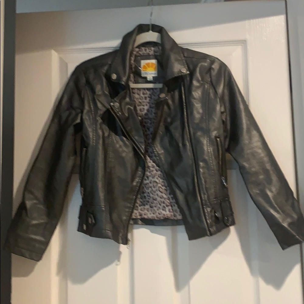 C &C California Faux leather jacket